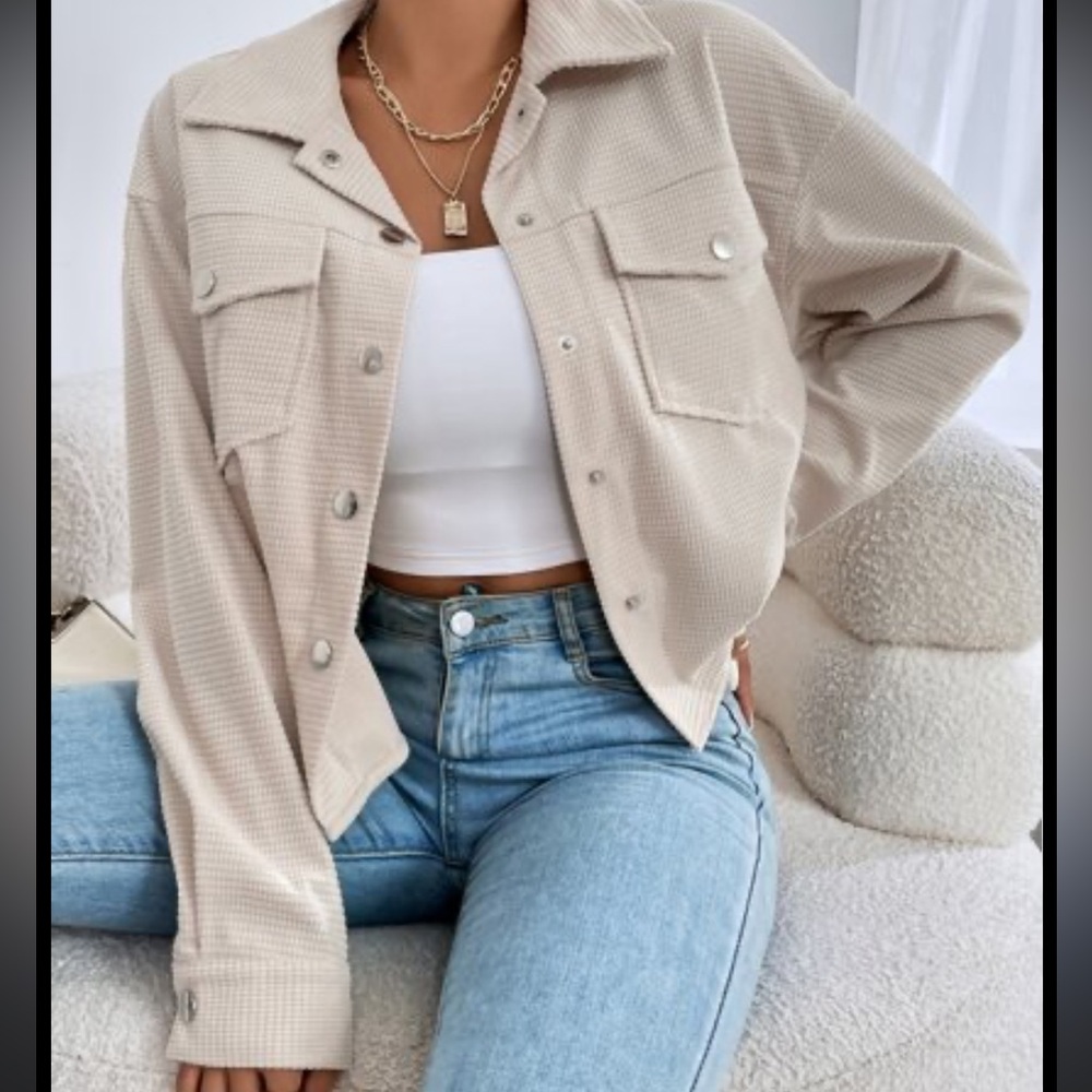 Cream Corduroy Jacket